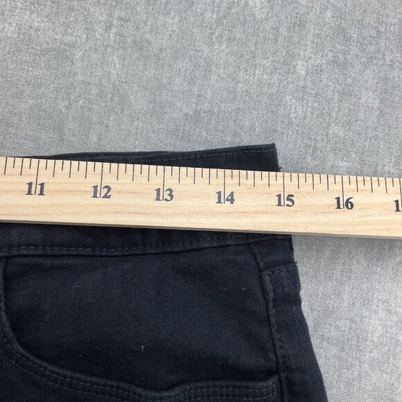 Not Your Daughters Jeans Women 12P 29Wx29L Black Bootcut Denim Stretch USA VTG - Picture 6 of 13